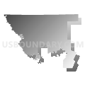 Congressional District 6, Missouri (Gray Gradient Fill with Shadow)