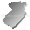 Middlesex County, New Jersey (Gray Gradient Fill with Shadow)