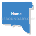 Jonesboro District 3 precinct, Union County, Illinois (Solid Fill with Shadow)
