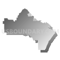 District 4, Union Parish, Louisiana (Gray Gradient Fill with Shadow)