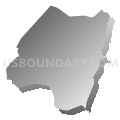 District 22, Cumberland, Allegany County, Maryland (Gray Gradient Fill with Shadow)