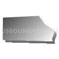 Grant township, Clark County, Missouri (Gray Gradient Fill with Shadow)