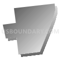 Wilmington town, Essex County, New York (Gray Gradient Fill with Shadow)