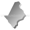 Providence township, Rowan County, North Carolina (Gray Gradient Fill with Shadow)