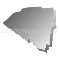 District 24, Davidson County, Tennessee (Gray Gradient Fill with Shadow)