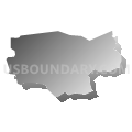 Sonadora barrio, Aguas Buenas Municipio, Puerto Rico (Gray Gradient Fill with Shadow)