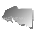 Anchorage Municipality (North) PUMA, Alaska (Gray Gradient Fill with Shadow)