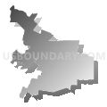 State Senate District 10, New Mexico (Gray Gradient Fill with Shadow)