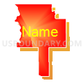 State Senate District 23, South Dakota (Bright Blending Fill with Shadow)