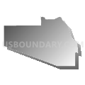 Census Tract 9661.05, Santa Cruz County, Arizona (Gray Gradient Fill with Shadow)