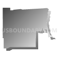 Census Tract 91.17, San Bernardino County, California (Gray Gradient Fill with Shadow)