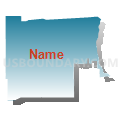Census Tract 91.17, San Bernardino County, California (Blue Gradient Fill with Shadow)