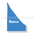 Census Tract 96.03, Adams County, Colorado (Solid Fill with Shadow)