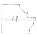 Census Tract 9704, Brown County, Illinois (Light Gray Border)