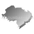 Census Tract 9605, Union Parish, Louisiana (Gray Gradient Fill with Shadow)