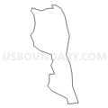 Census Tract 7305, Worcester County, Massachusetts (Light Gray Border)