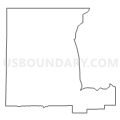 Census Tract 9102, Montmorency County, Michigan (Light Gray Border)