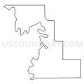 Census Tract 301.06, Clay County, Minnesota (Light Gray Border)