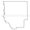 Census Tract 301.07, Clay County, Minnesota (Light Gray Border)