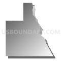 Census Tract 66.02, Douglas County, Nebraska (Gray Gradient Fill with Shadow)