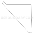 Census Tract 16.07, Clark County, Nevada (Light Gray Border)