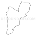 Census Tract 1407, Dutchess County, New York (Light Gray Border)