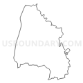 Census Tract 9310.02, Surry County, North Carolina (Light Gray Border)