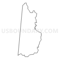Census Tract 9203, Anson County, North Carolina (Light Gray Border)
