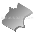 Census Tract 9202, Jones County, North Carolina (Gray Gradient Fill with Shadow)