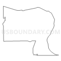 Census Tract 203, Morton County, North Dakota (Light Gray Border)