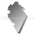 Census Tract 9606, Marlboro County, South Carolina (Gray Gradient Fill with Shadow)