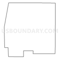 Census Tract 9504, Adams County, Washington (Light Gray Border)