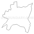 Census Tract 9661, Randolph County, West Virginia (Light Gray Border)