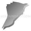 Census Tract 1101.02, Loíza Municipio, Puerto Rico (Gray Gradient Fill with Shadow)