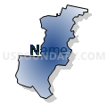 Census Tract 1307.02, Río Grande Municipio, Puerto Rico (Radial Fill with Shadow)