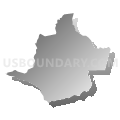 Census Tract 9585, San Sebastián Municipio, Puerto Rico (Gray Gradient Fill with Shadow)