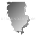 Corning Community School District, Iowa (Gray Gradient Fill with Shadow)