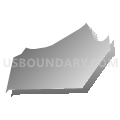 Cloverport Independent School District, Kentucky (Gray Gradient Fill with Shadow)