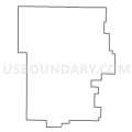 West Nodaway County R-I School District, Missouri (Light Gray Border)