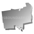 Crown Point Central School District, New York (Gray Gradient Fill with Shadow)