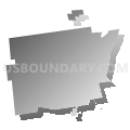 Moriah Central School District, New York (Gray Gradient Fill with Shadow)