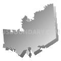 South Lewis Central School District, New York (Gray Gradient Fill with Shadow)