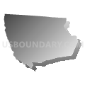Fairfield County School District, South Carolina (Gray Gradient Fill with Shadow)