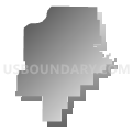 Luxemburg-Casco School District, Wisconsin (Gray Gradient Fill with Shadow)