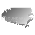Congressional District 5, Pennsylvania (Gray Gradient Fill with Shadow)