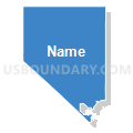 Congressional District 2, Nevada (Solid Fill with Shadow)