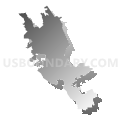 Congressional District 16, California (Gray Gradient Fill with Shadow)