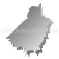 Congressional District 5, Georgia (Gray Gradient Fill with Shadow)