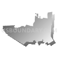 Congressional District 19, New York (Gray Gradient Fill with Shadow)