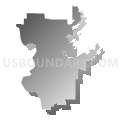 Congressional District 5, California (Gray Gradient Fill with Shadow)